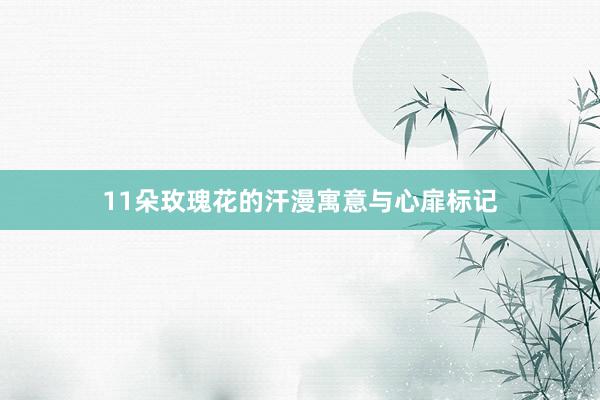 11朵玫瑰花的汗漫寓意与心扉标记