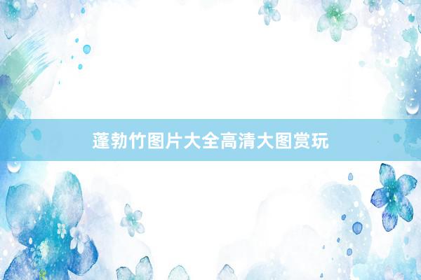 蓬勃竹图片大全高清大图赏玩